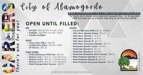 City Of Alamogordo, NM Jobs & Careers .